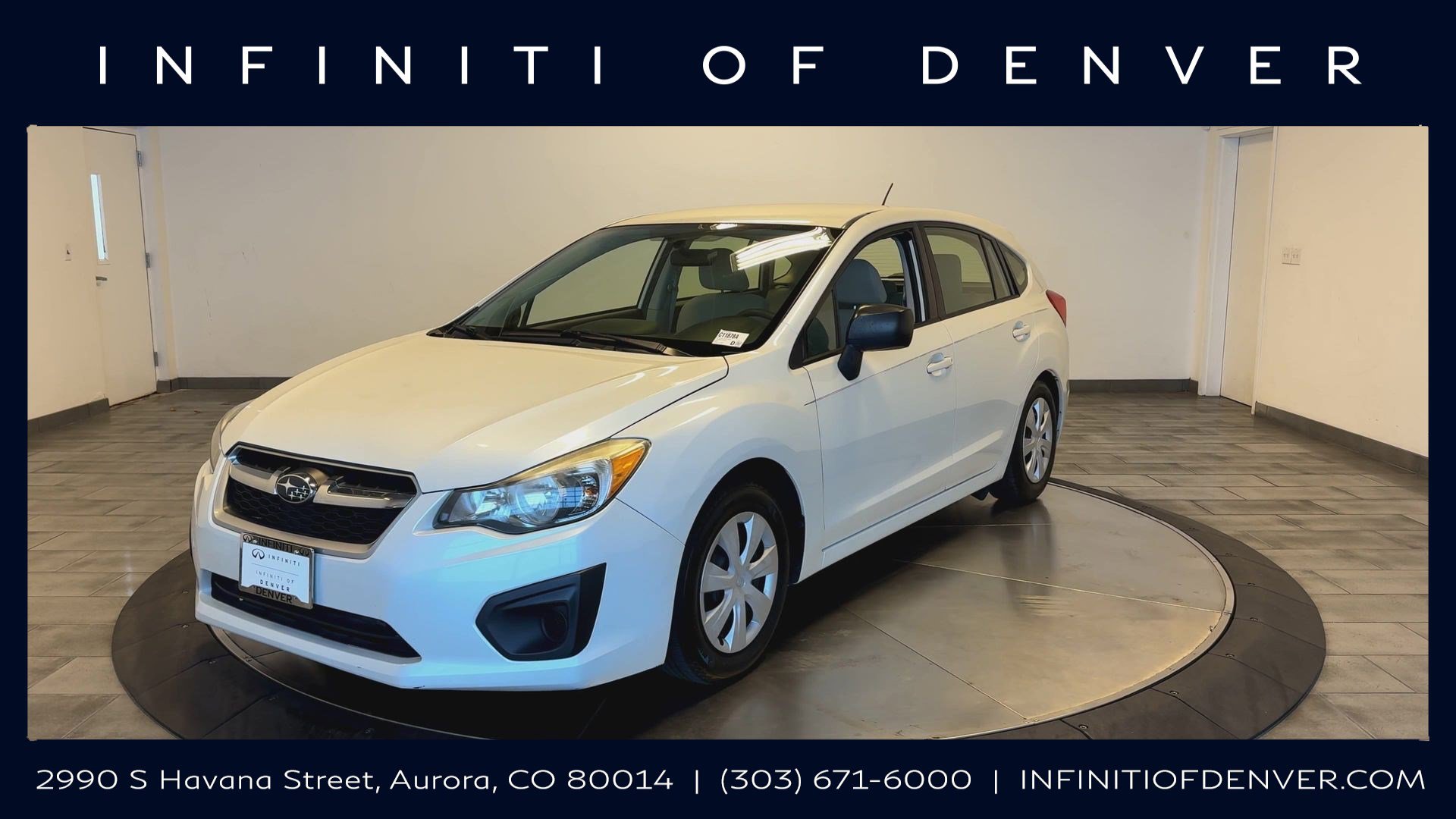 Used 2014 Subaru Impreza 2.0i