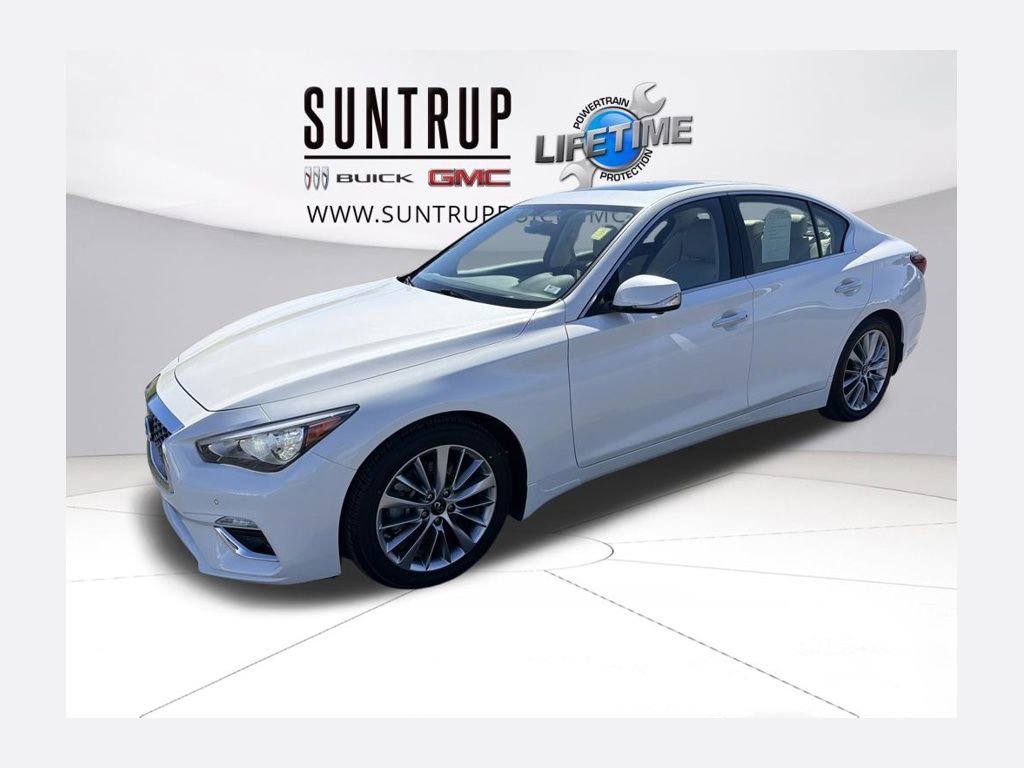 Used 2023 INFINITI Q50 Luxe w/ Cargo Package image 1