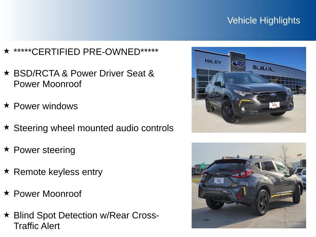 Certified 2024 Subaru Crosstrek 2.5i Sport image 5