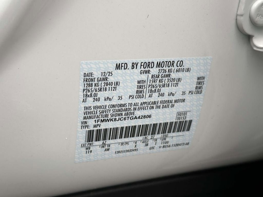 New 2026 Ford Explorer Tremor w/ Tremor Ultimate Package AWD/4WD image 18