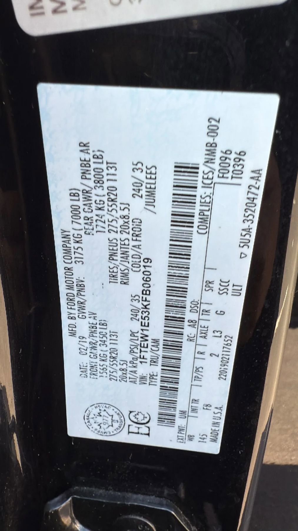 Used 2019 Ford F150 XLT w/ Equipment Group 302A Luxury image 30