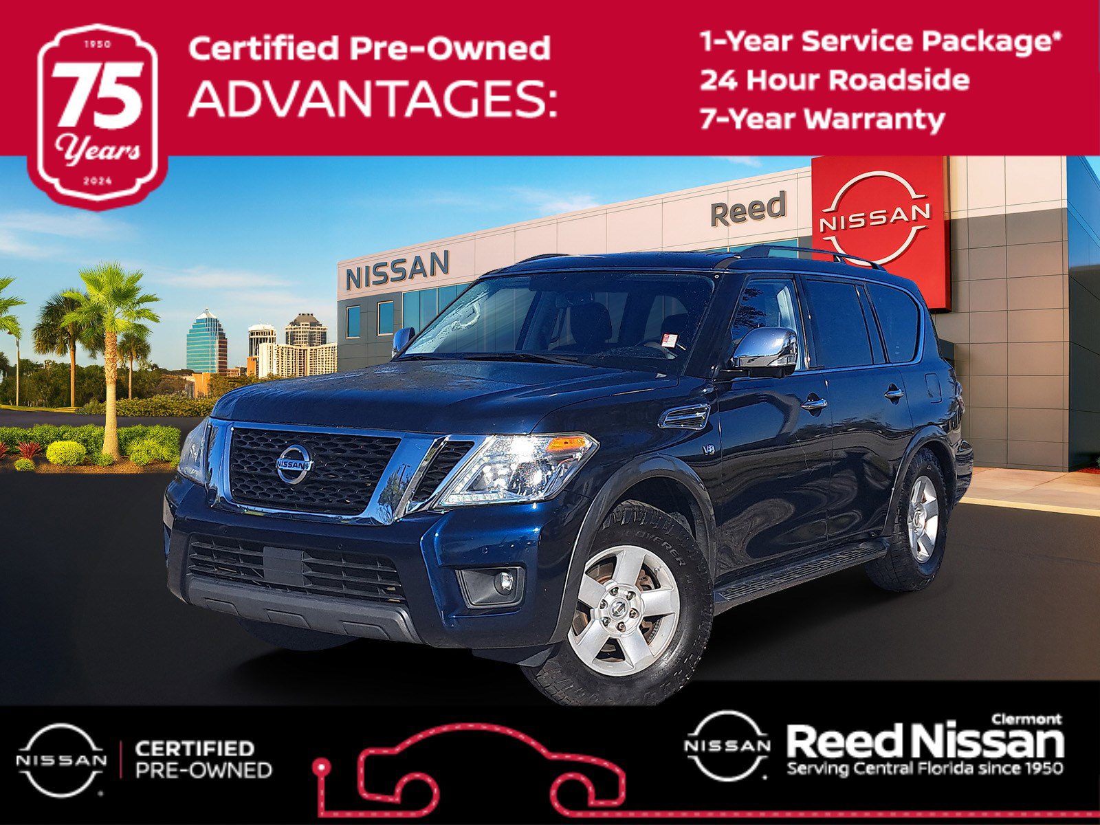Used 2018 Nissan Armada SL w/ Moonroof Package RWD image 1