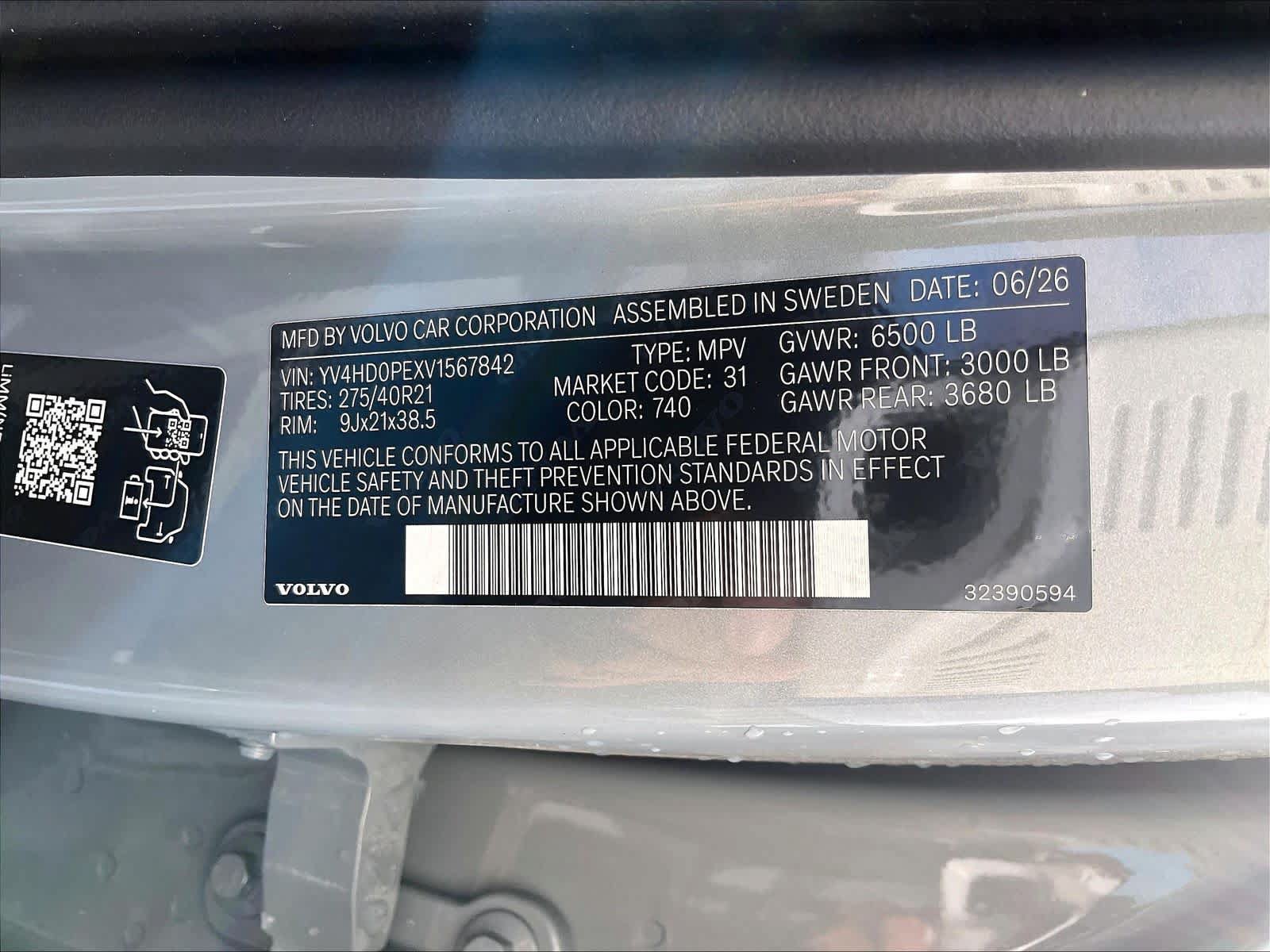 New 2027 Volvo XC90 T8 Bright AWD/4WD image 36
