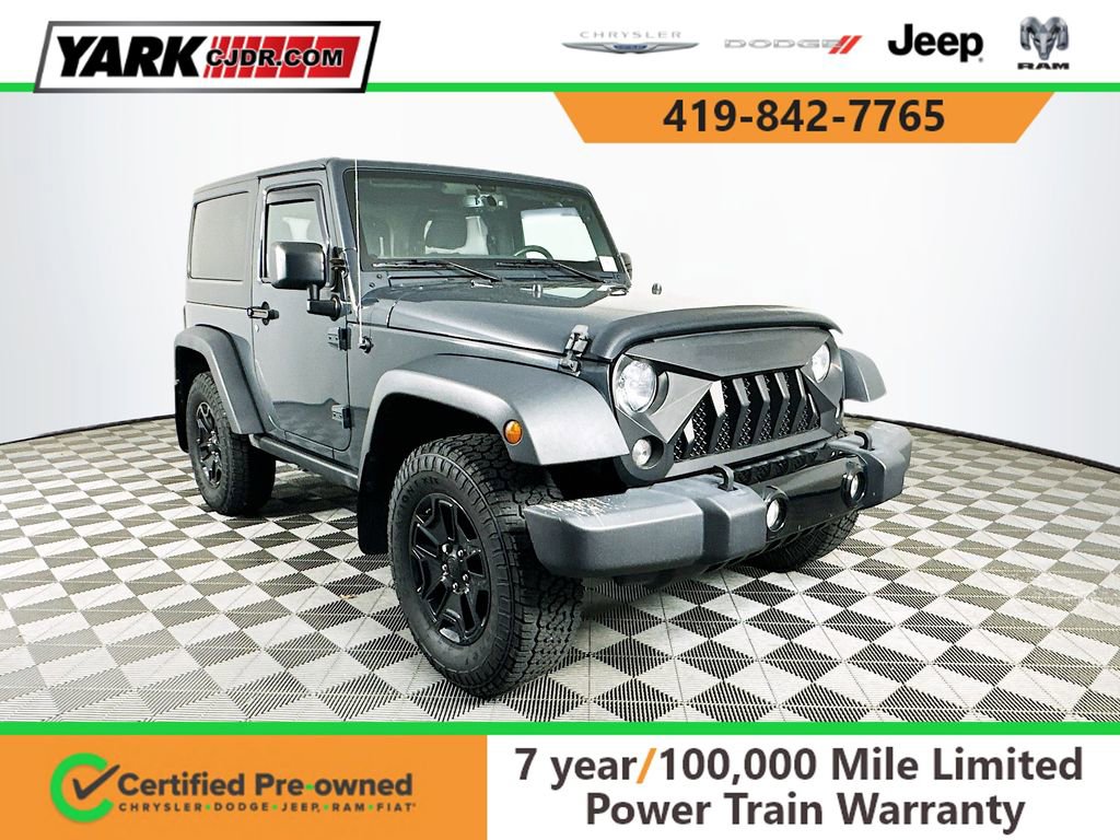 Certified 2016 Jeep Wrangler Sport