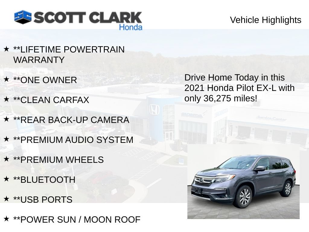 Used 2021 Honda Pilot EX-L image 11