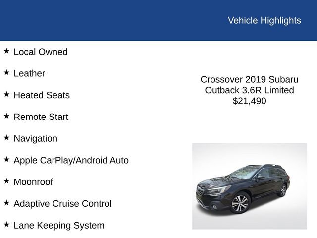 Used 2019 Subaru Outback 3.6R Limited image 2