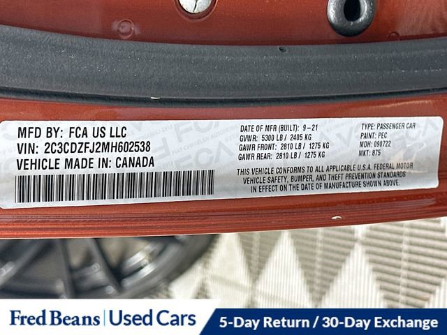 Certified 2021 Dodge Challenger R/T Scat Pack w/ 1320 Plus Group image 31