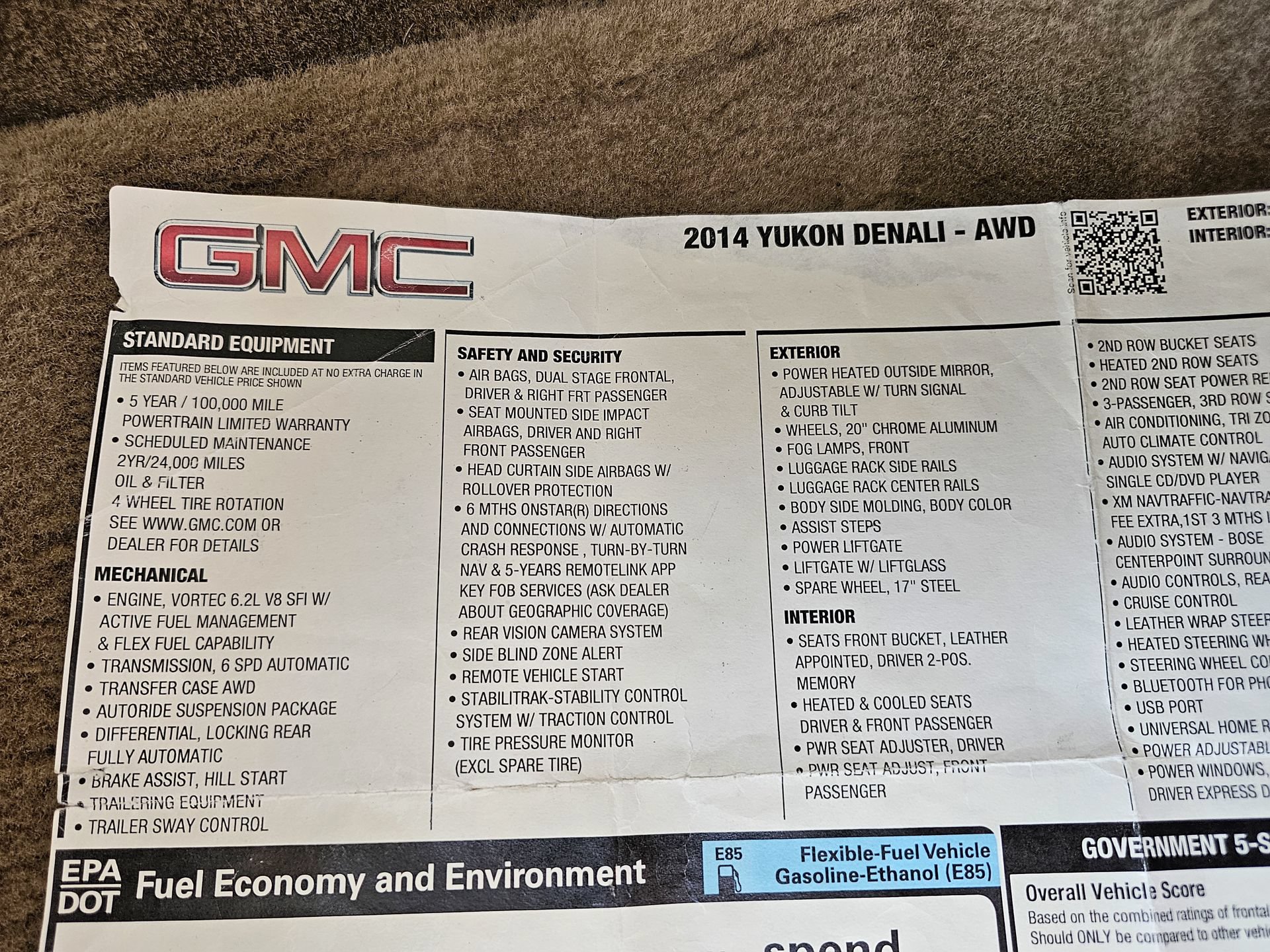 Used 2014 GMC Yukon Denali AWD/4WD image 64