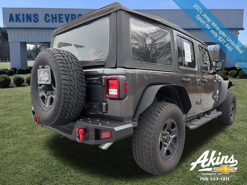 Used 2021 Jeep Wrangler Unlimited Sport image 6