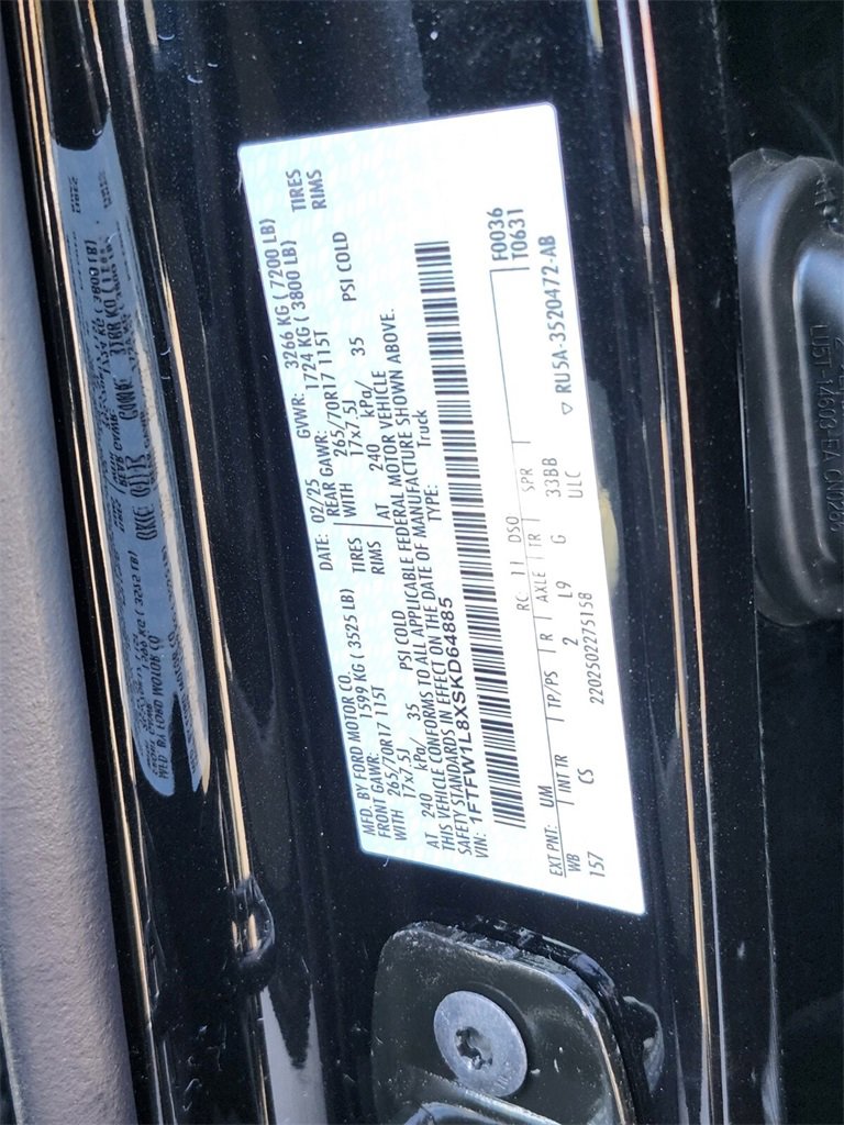 New 2025 Ford F150 XL w/ Equipment Group 103A High image 32