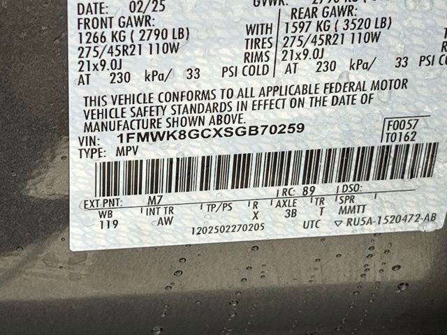 Used 2025 Ford Explorer ST w/ Sun And Sound Package AWD/4WD image 38