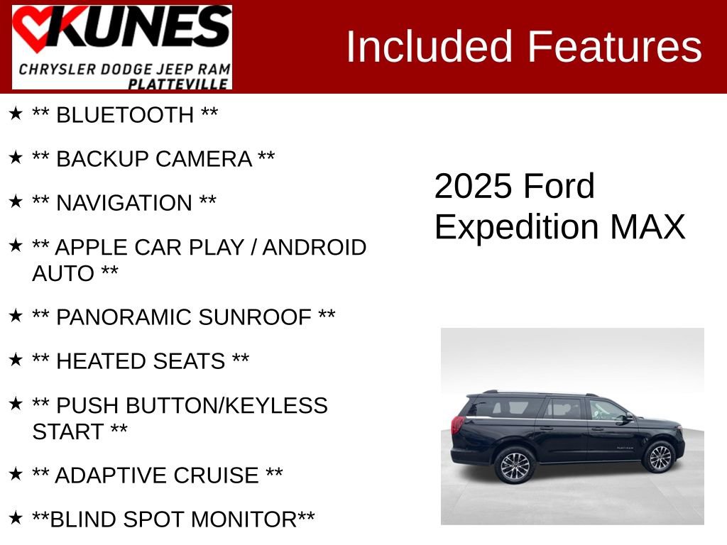 Used 2025 Ford Expedition Max Platinum image 2