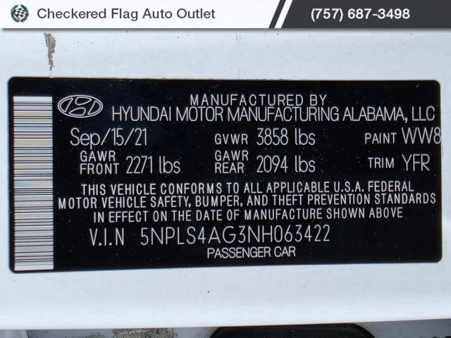 Used 2022 Hyundai Elantra SEL w/ Convenience Package image 47