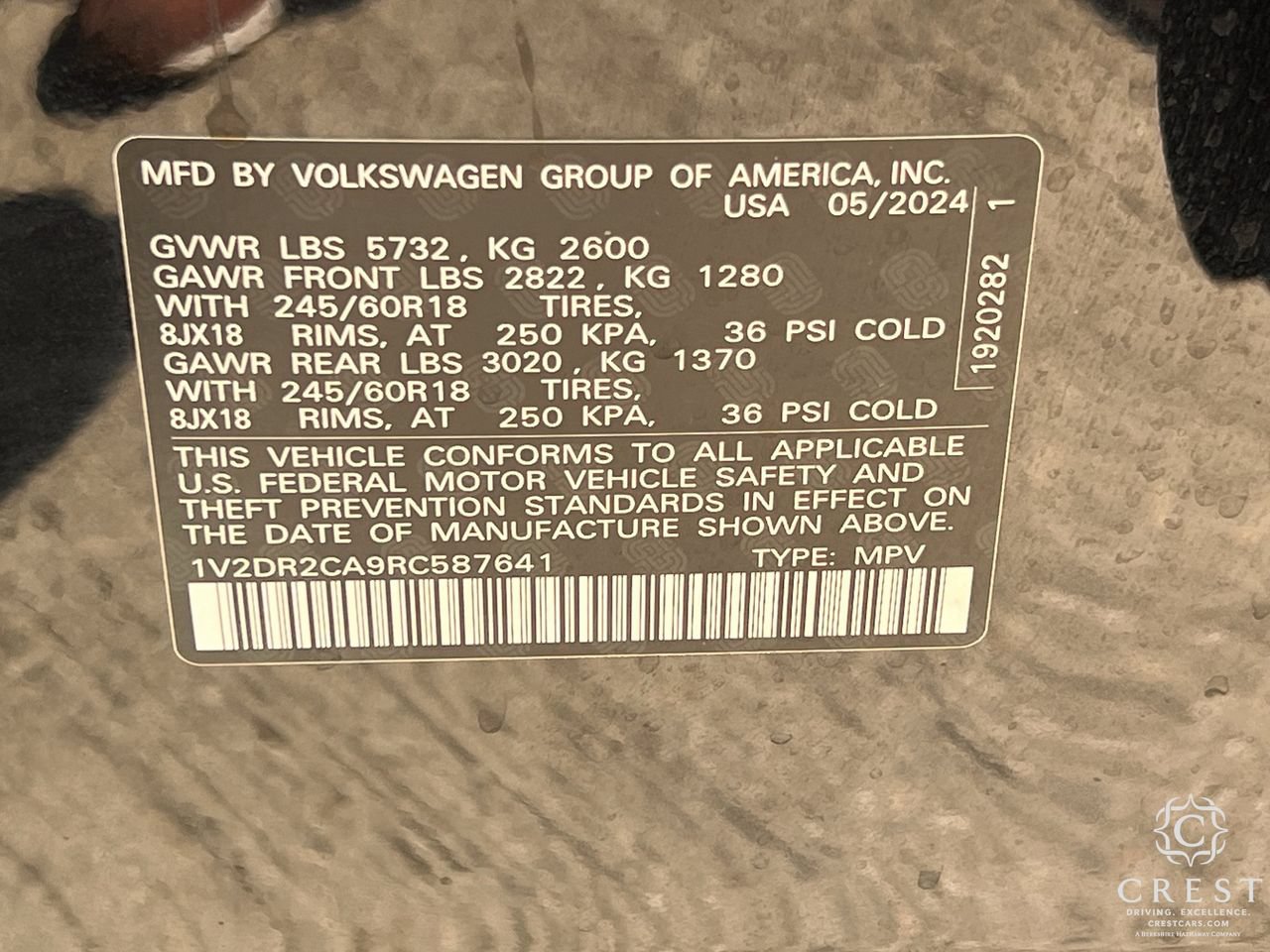 Used 2024 Volkswagen Atlas SE FWD image 27