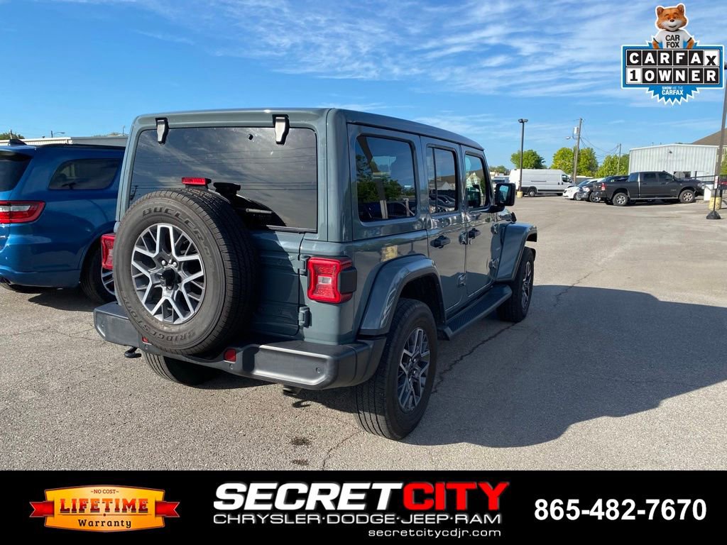 Used 2024 Jeep Wrangler Unlimited Sahara w/ Safety Group AWD/4WD image 5