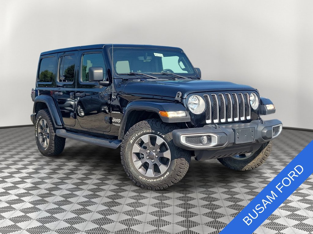 Used 2021 Jeep Wrangler Unlimited Sahara w/ Uconnect 4C Nav & Sound Group