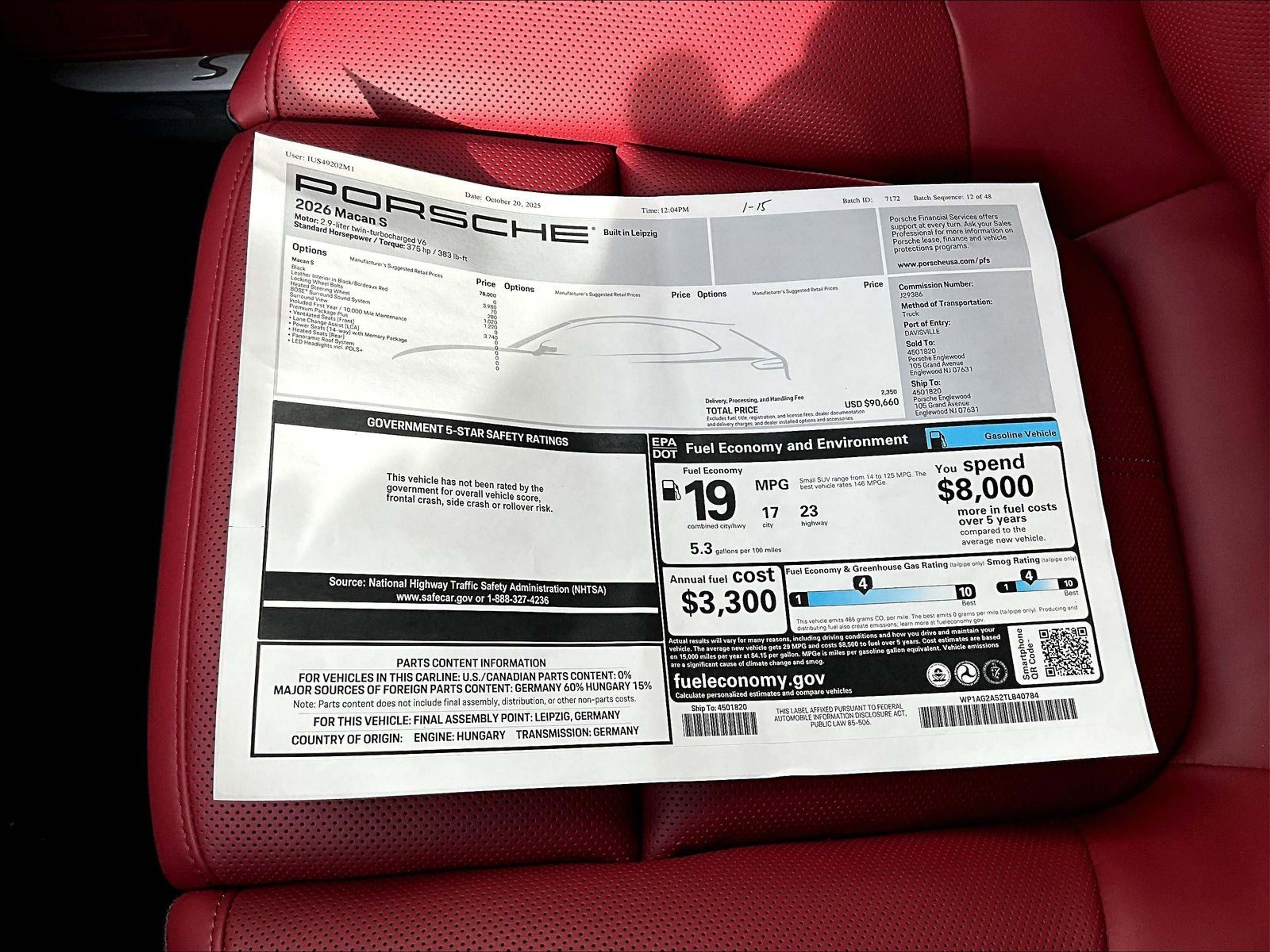 New 2026 Porsche Macan S image 14