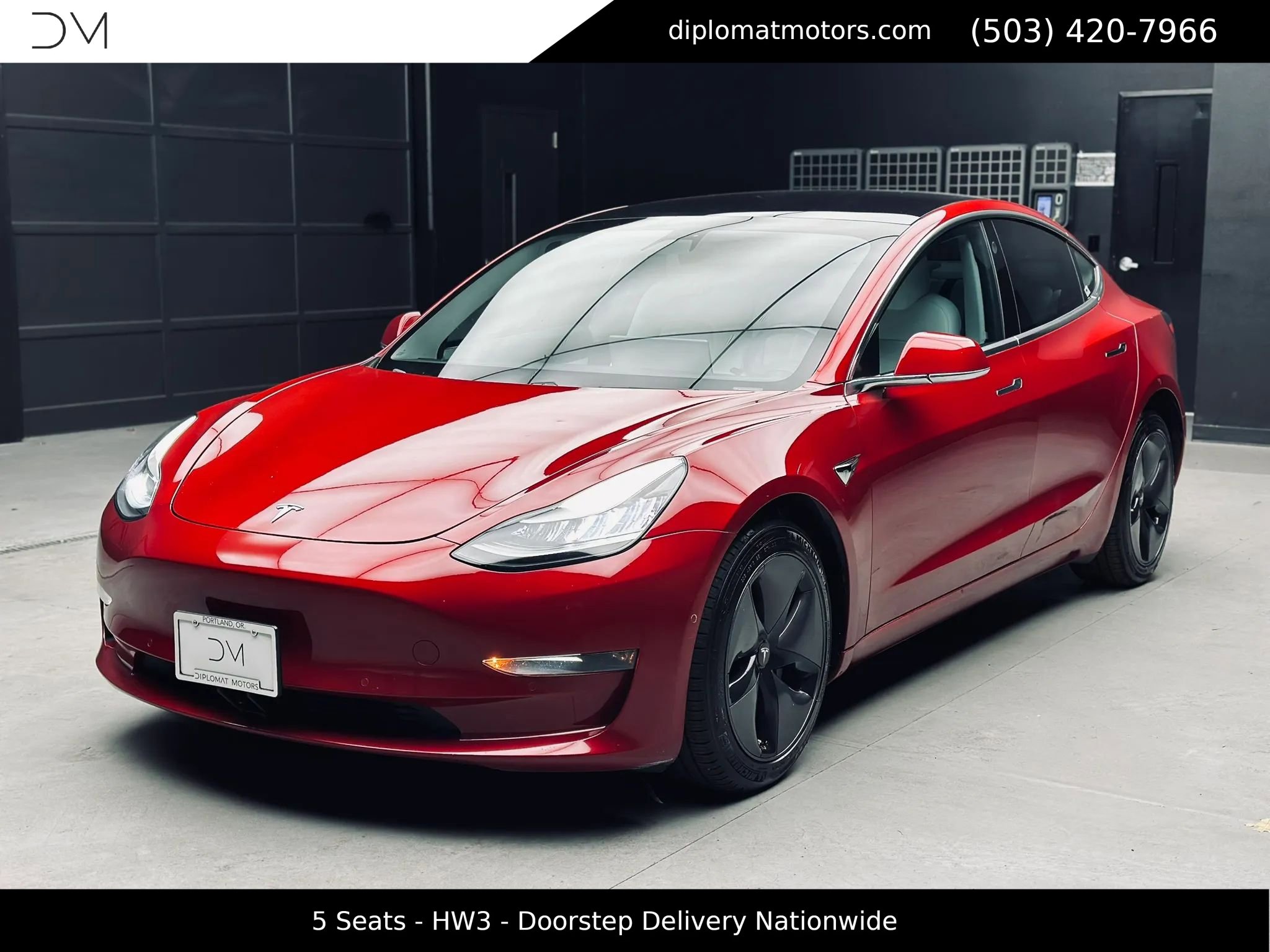 Used 2018 Tesla Model 3 Long Range AWD/4WD image 1