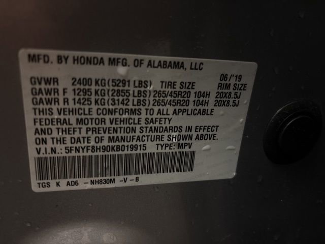 Used 2019 Honda Passport Touring image 12