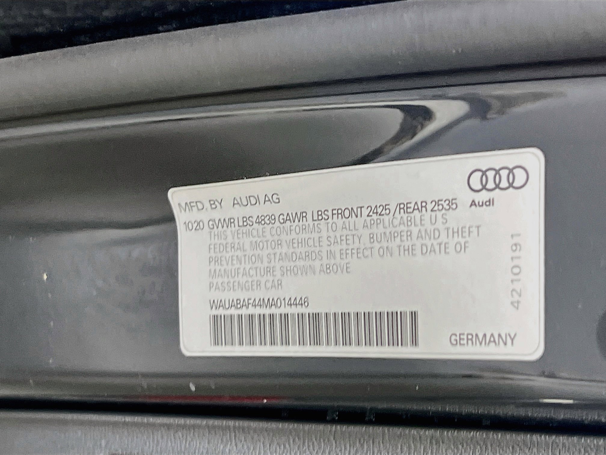 Used 2021 Audi A4 2.0T Premium w/ Convenience Package AWD/4WD image 32