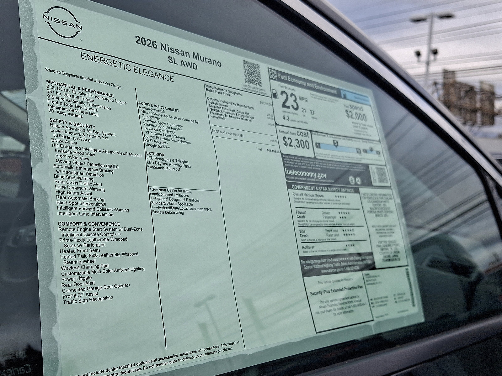 New 2026 Nissan Murano SL image 4