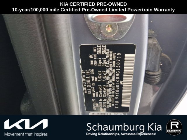 Certified 2022 Kia Sorento LX AWD/4WD image 35