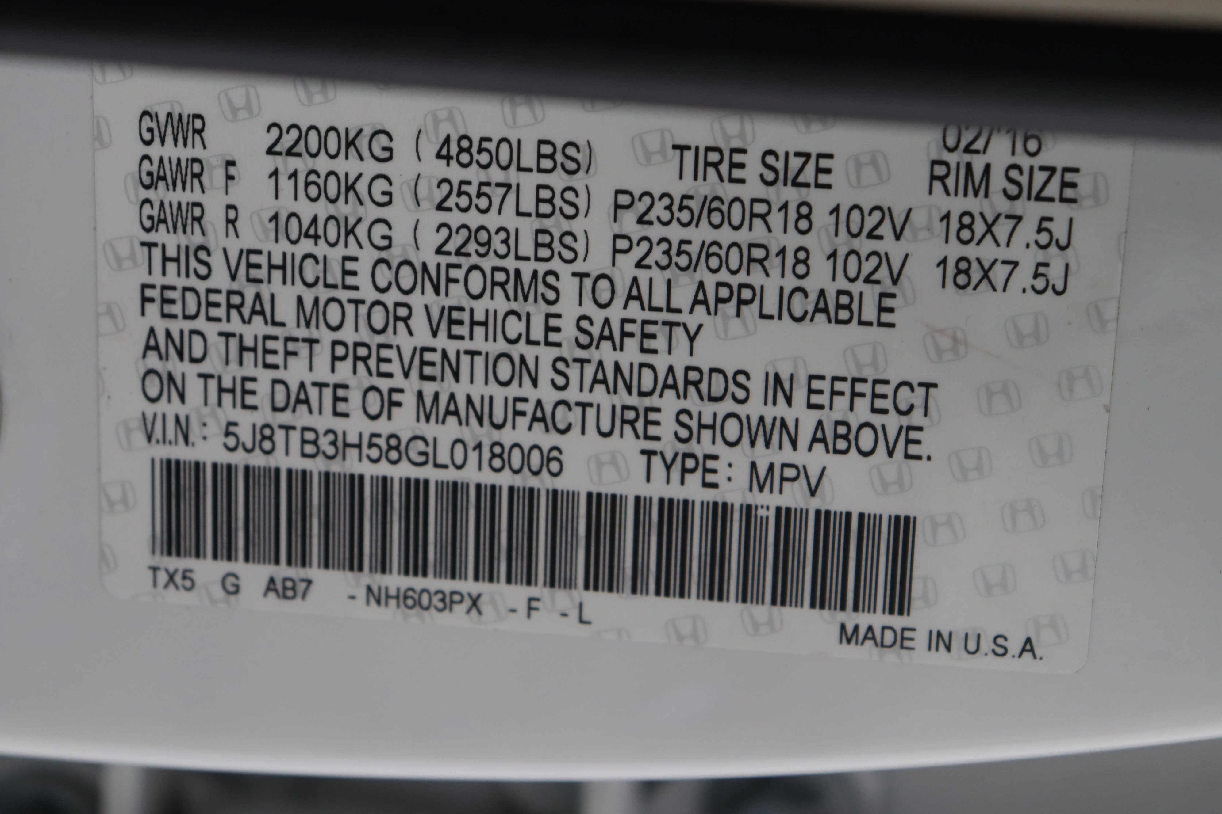 Used 2016 Acura RDX FWD w/ Technology Package image 45