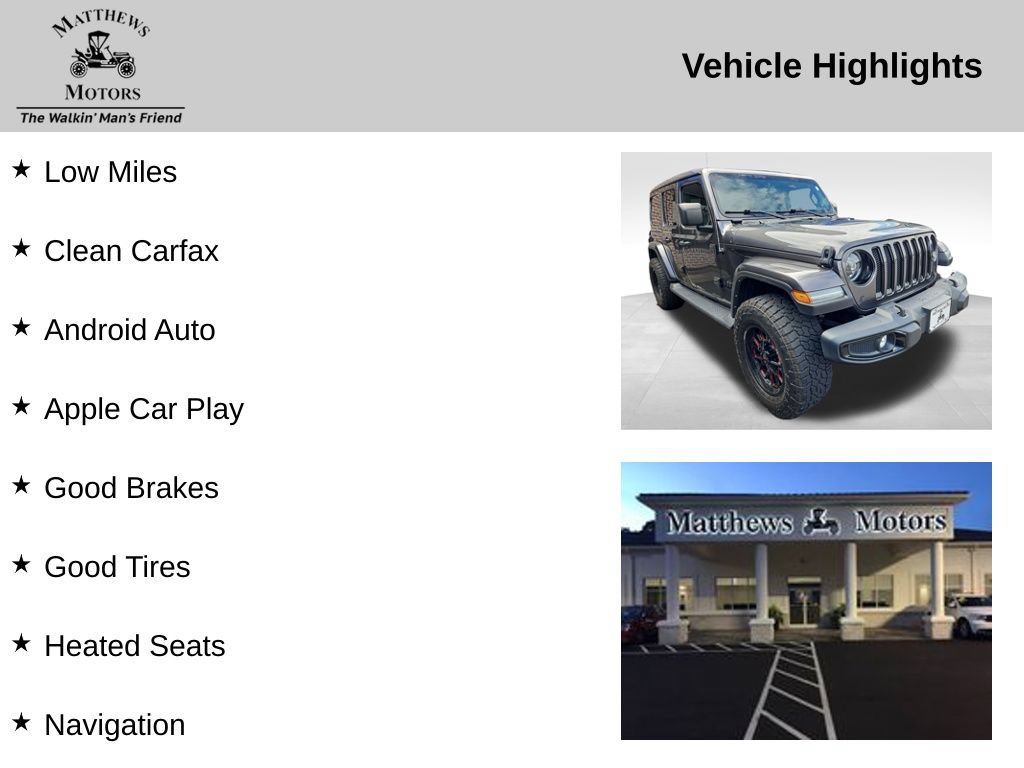 Used 2022 Jeep Wrangler Unlimited Sahara AWD/4WD image 12