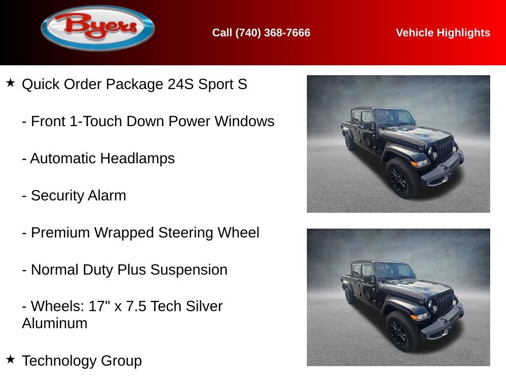 Used 2023 Jeep Gladiator Sport AWD/4WD image 13