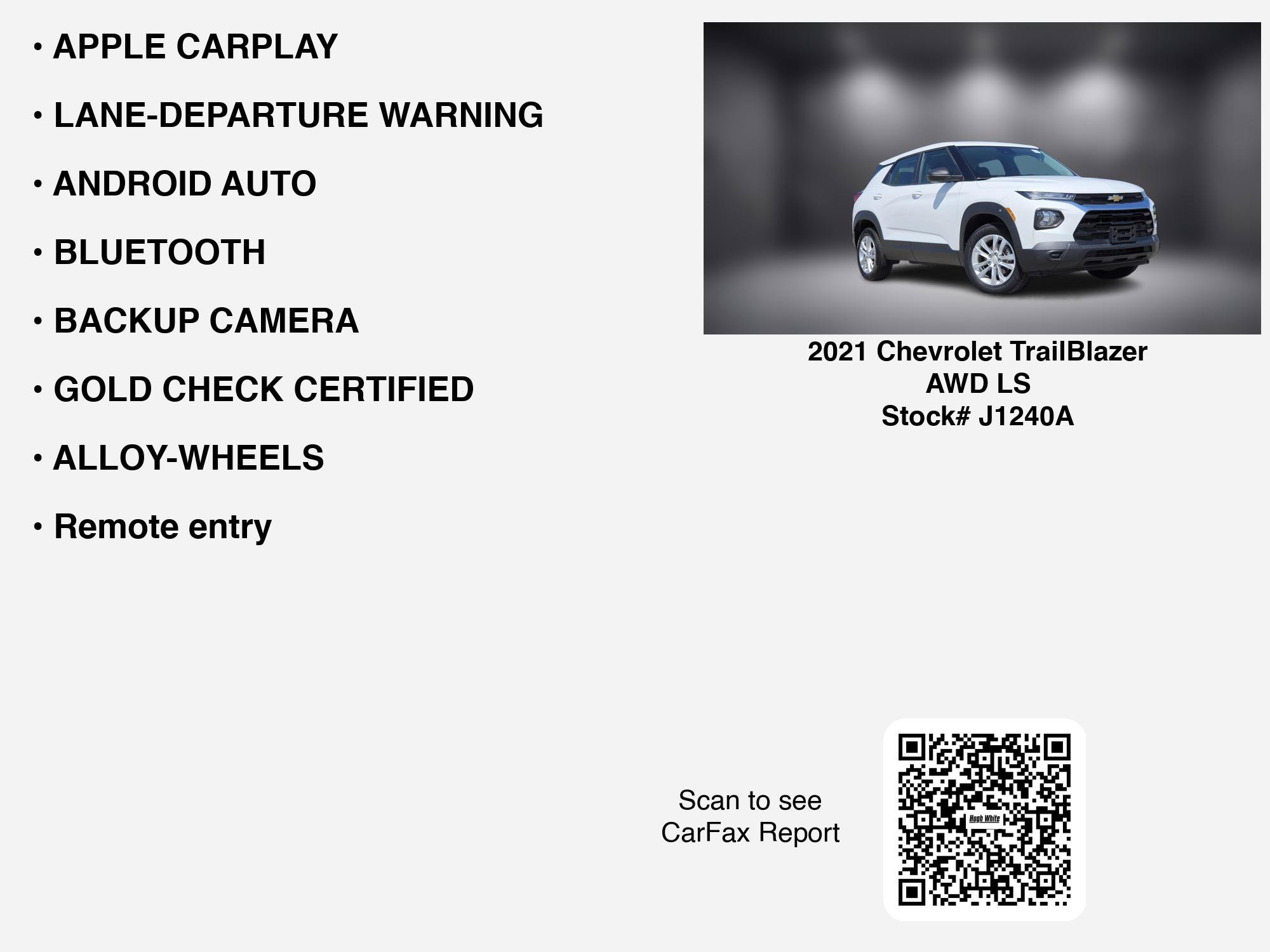 Used 2021 Chevrolet TrailBlazer LS AWD/4WD image 6