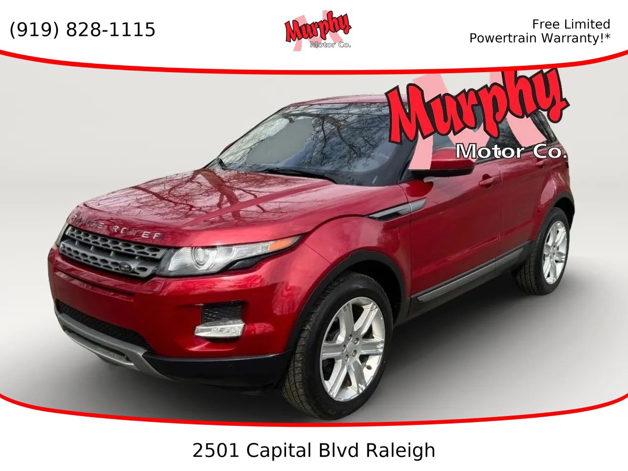 Used 2015 Land Rover Range Rover Evoque Pure Plus