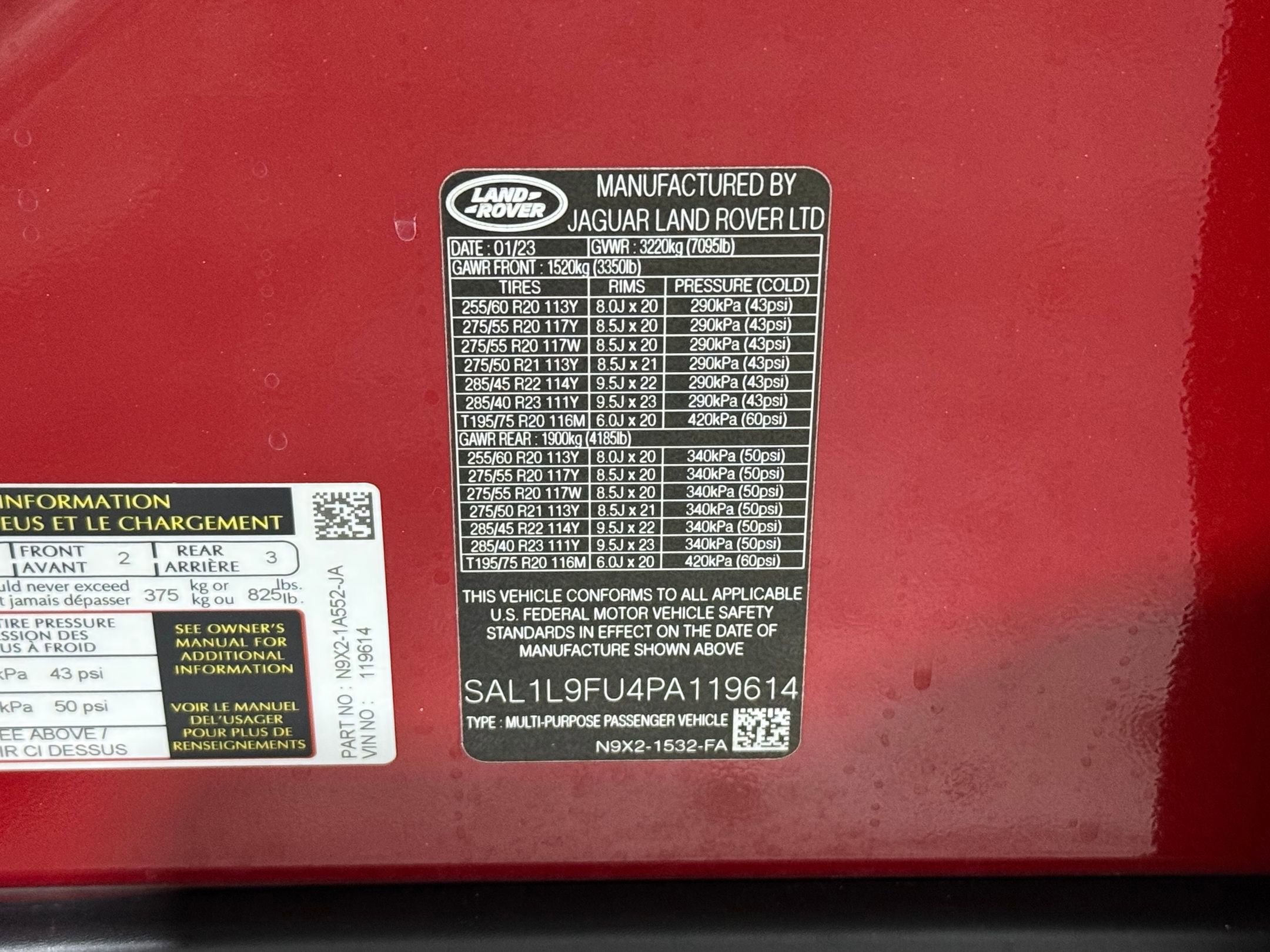 Used 2023 Land Rover Range Rover Sport SE Dynamic image 20