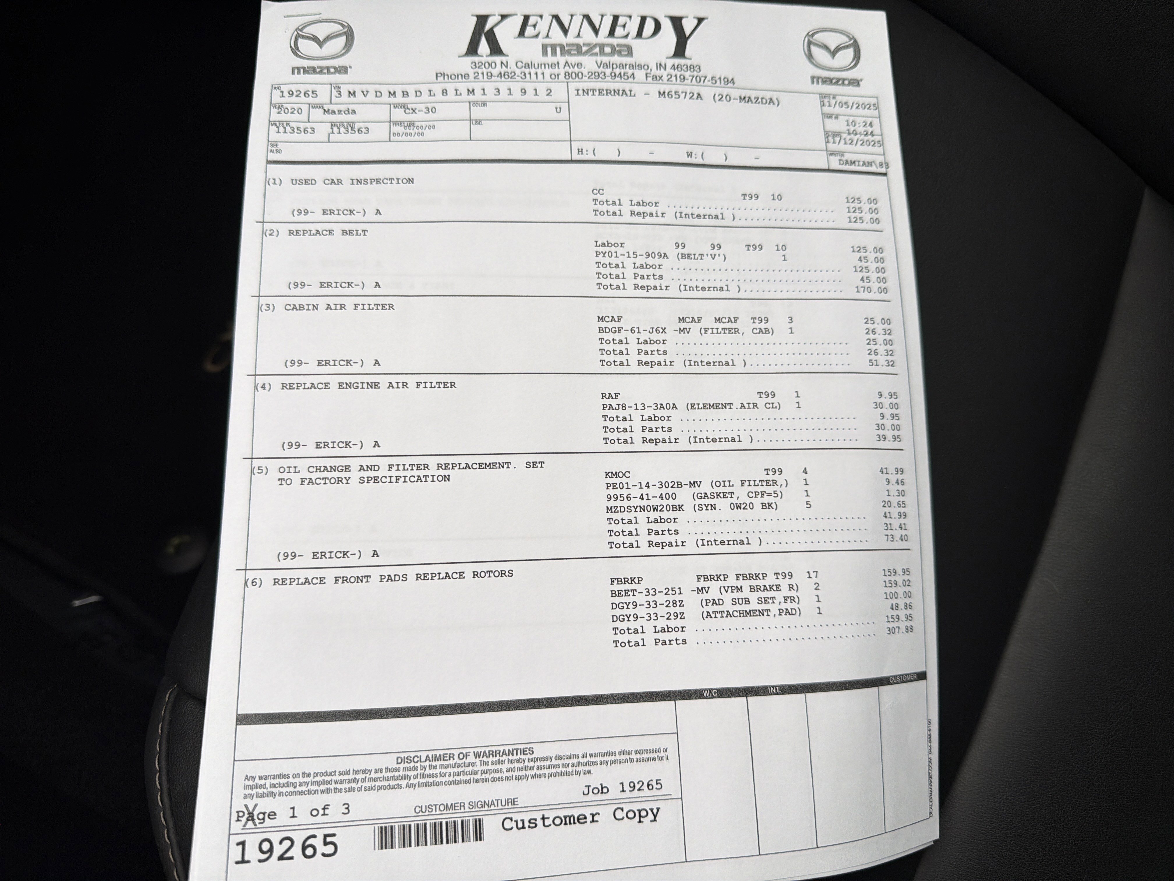 Used 2020 MAZDA CX-30 AWD w/ Preferred Package image 37