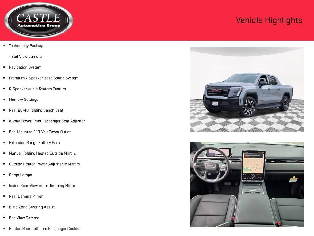 New 2026 GMC Sierra EV Elevation w/ Premium Package AWD/4WD image 7