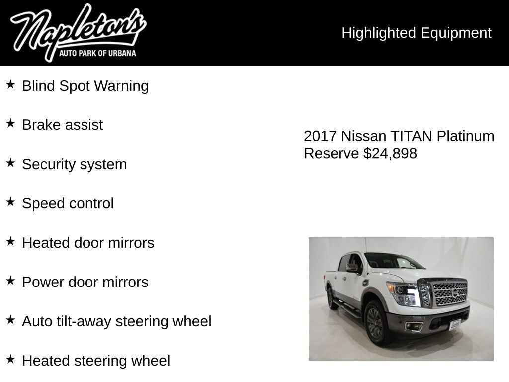 Used 2017 Nissan Titan Platinum Reserve image 16