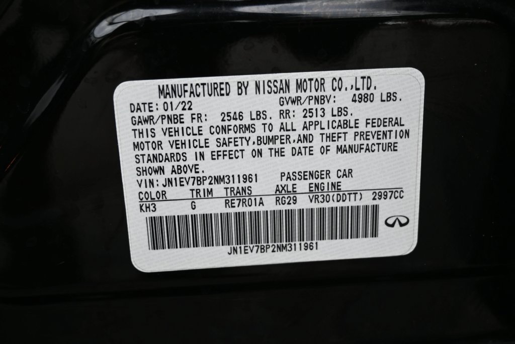 Used 2022 INFINITI Q50 Luxe w/ Cargo Package RWD image 40