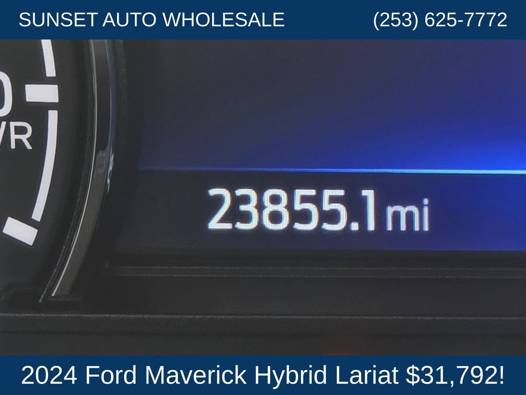 Used 2024 Ford Maverick Lariat w/ Black Appearance Package FWD image 31
