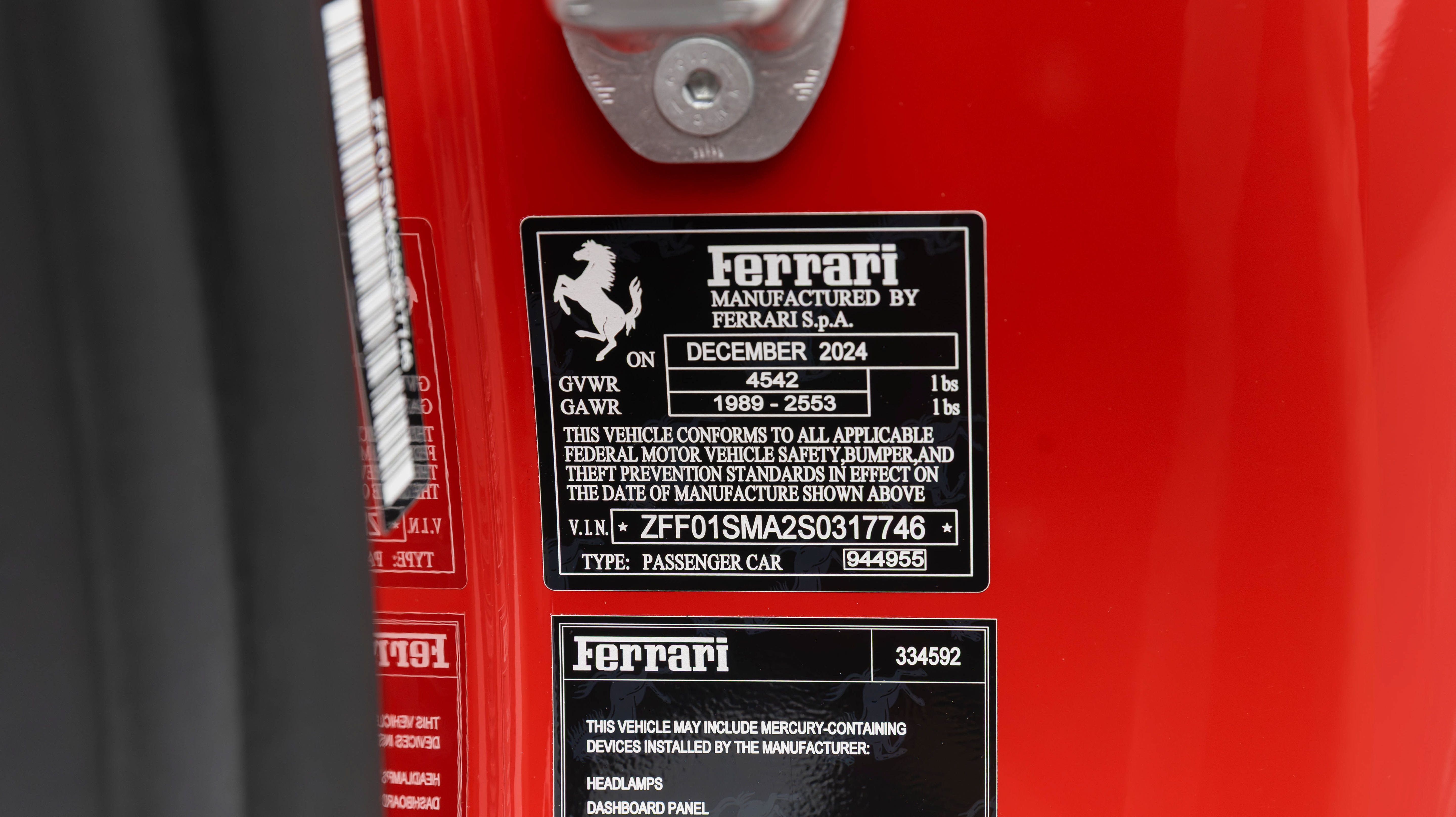Certified 2025 Ferrari 296 GTS RWD image 20