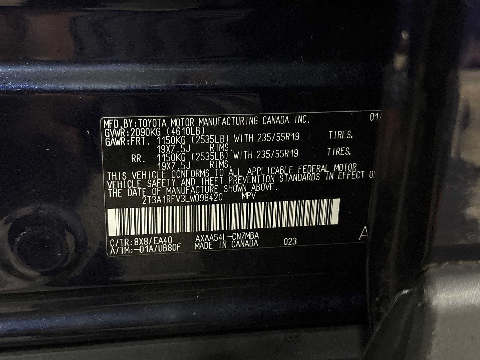 Used 2020 Toyota RAV4 XLE Premium AWD/4WD image 14