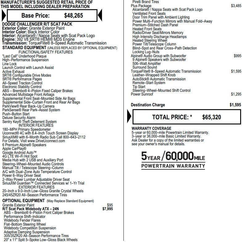 Used 2023 Dodge Challenger R/T Scat Pack image 2