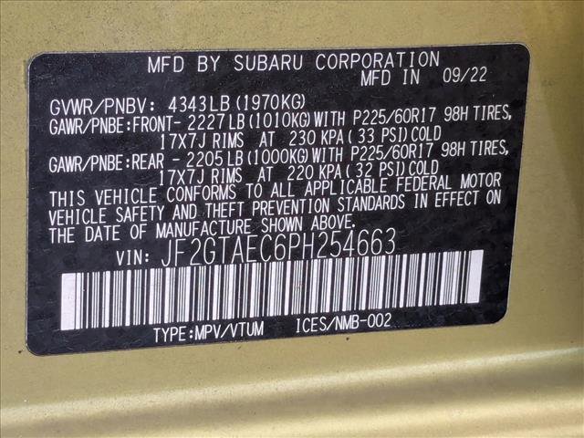Certified 2023 Subaru Crosstrek 2.0i Premium AWD/4WD image 15