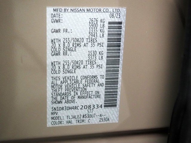 Used 2024 Nissan Pathfinder Platinum FWD image 76