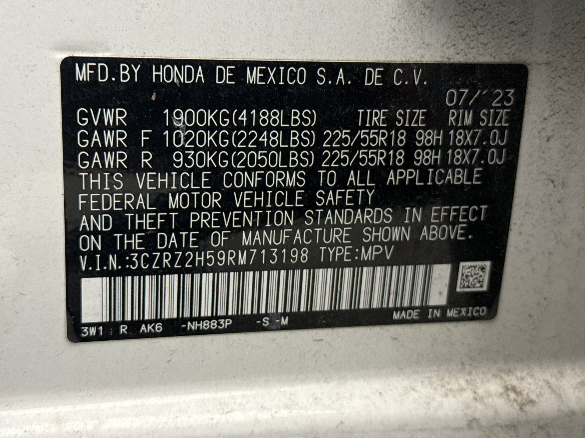 Used 2024 Honda HR-V Sport image 11