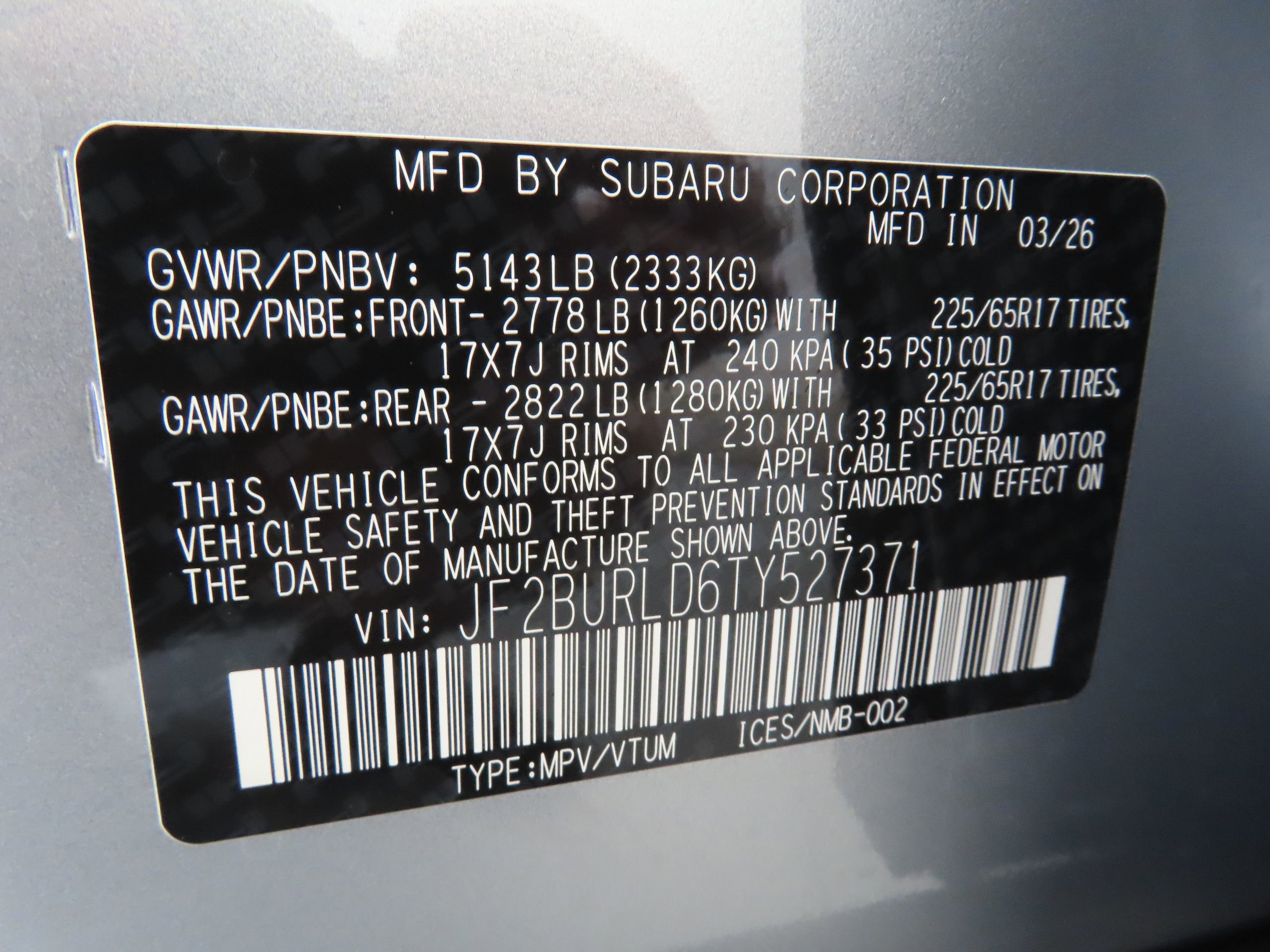 New 2026 Subaru Outback Wilderness AWD/4WD image 29