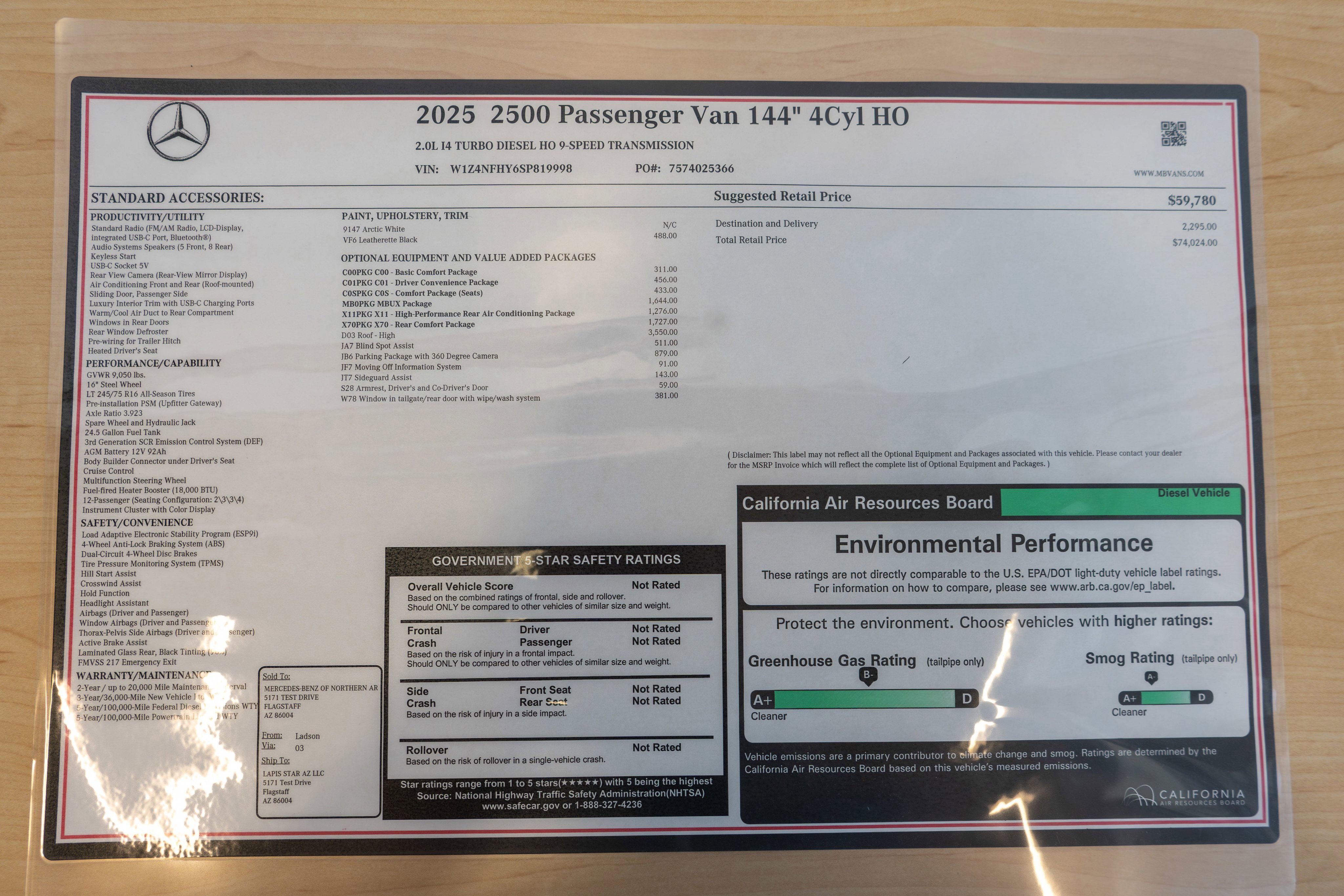 Used 2025 Mercedes-Benz Sprinter 2500 image 33