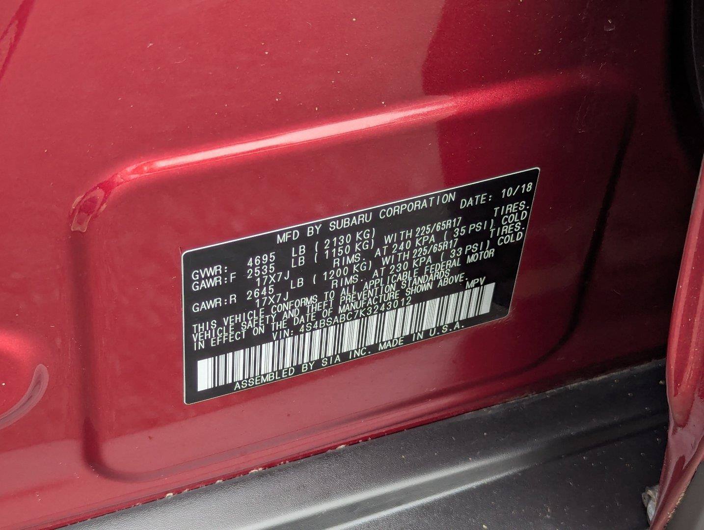 Used 2019 Subaru Outback 2.5i AWD/4WD image 35