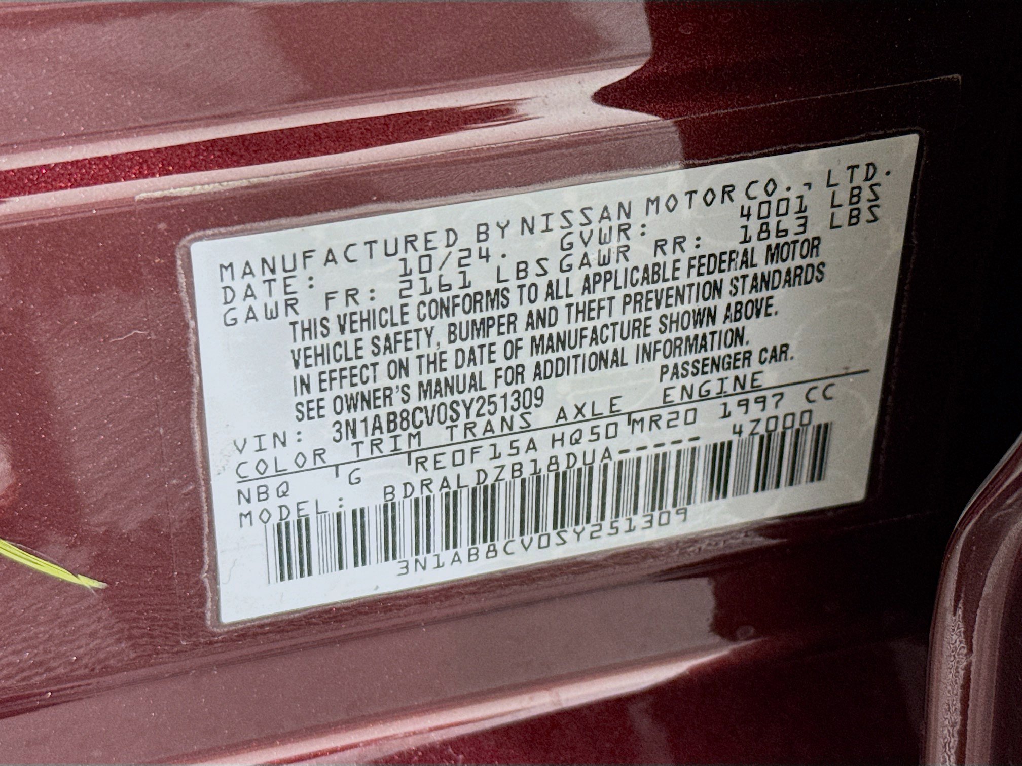 Used 2025 Nissan Sentra SV image 39