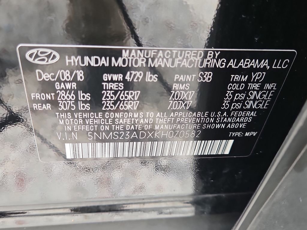 Used 2019 Hyundai Santa Fe SE FWD image 30