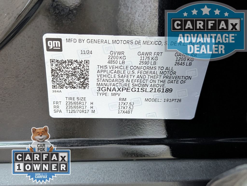 Certified 2025 Chevrolet Equinox LT w/ Convenience Package II AWD/4WD image 33