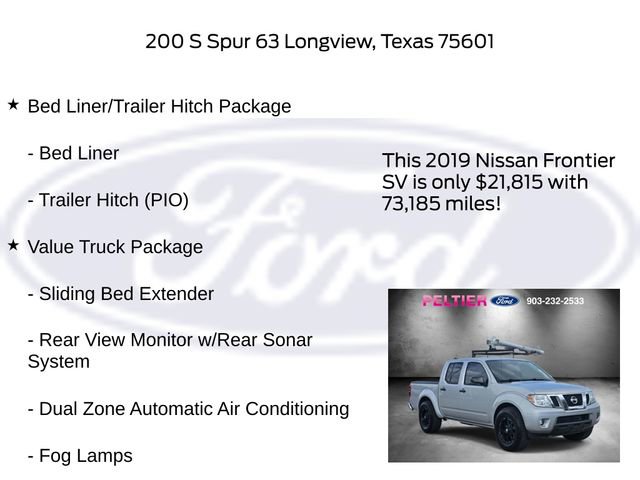 Used 2019 Nissan Frontier SV w/ Value Truck Package RWD image 5